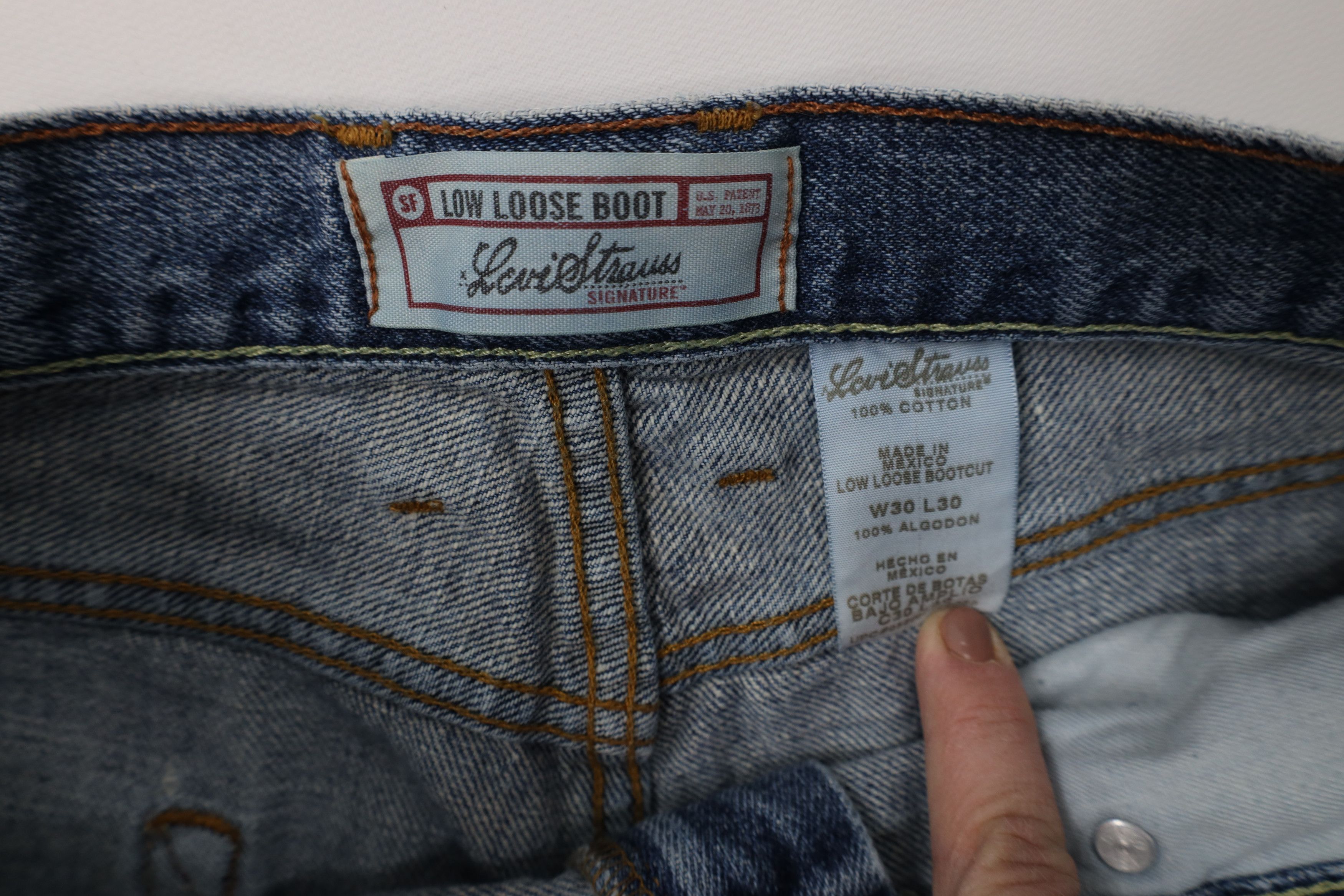 Levi's Vintage Y2K Levis Flared Bootcut Denim Jeans Blue Cotton Size US 30 / EU 46 - 9 Thumbnail