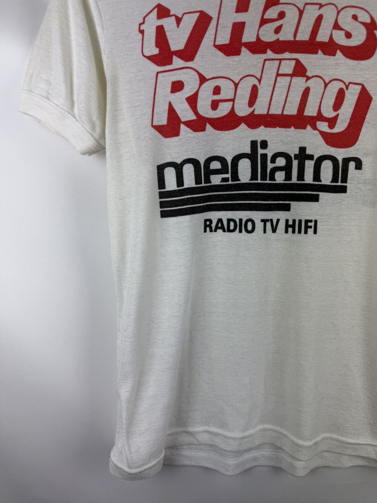 Other Vintage 80s TV Hans Reding Graphic Print Promo T Shirt Size US M / EU 48-50 / 2 - 8 Thumbnail