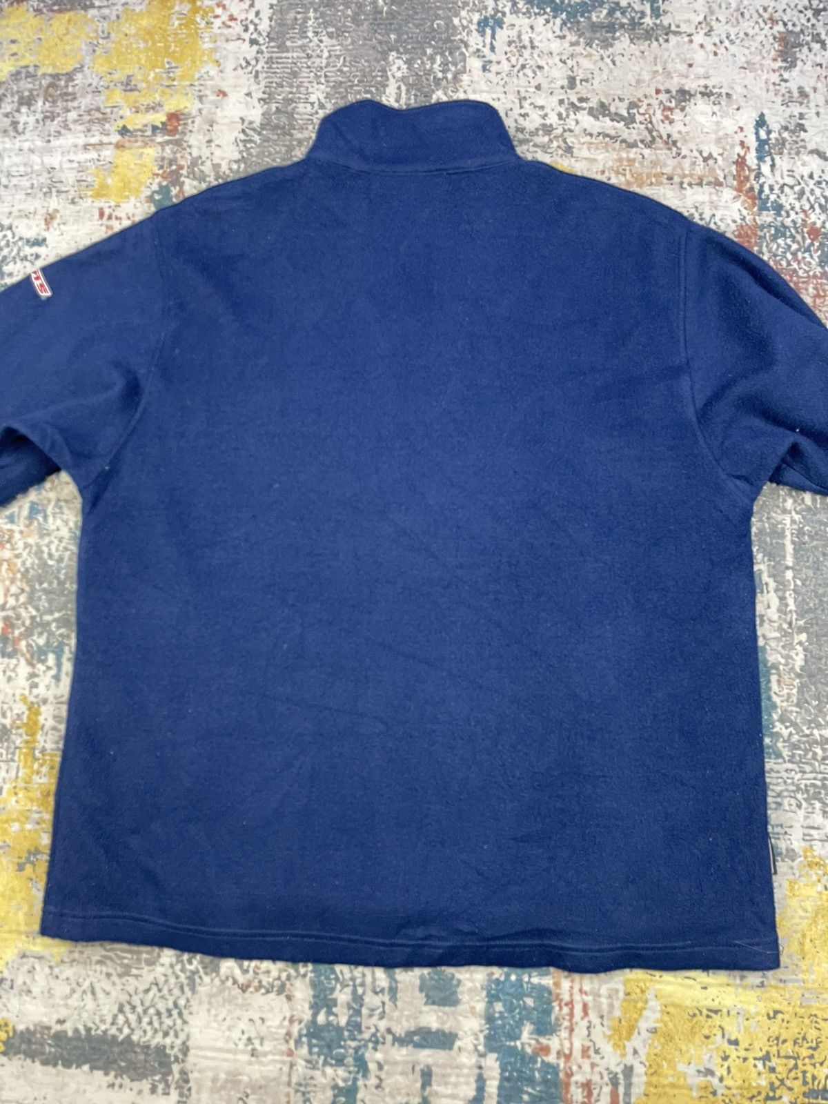 Vans Vtg 90s Vans USA Big Logo Half Zipper Pull Over Size US L / EU 52-54 / 3 - 6 Thumbnail