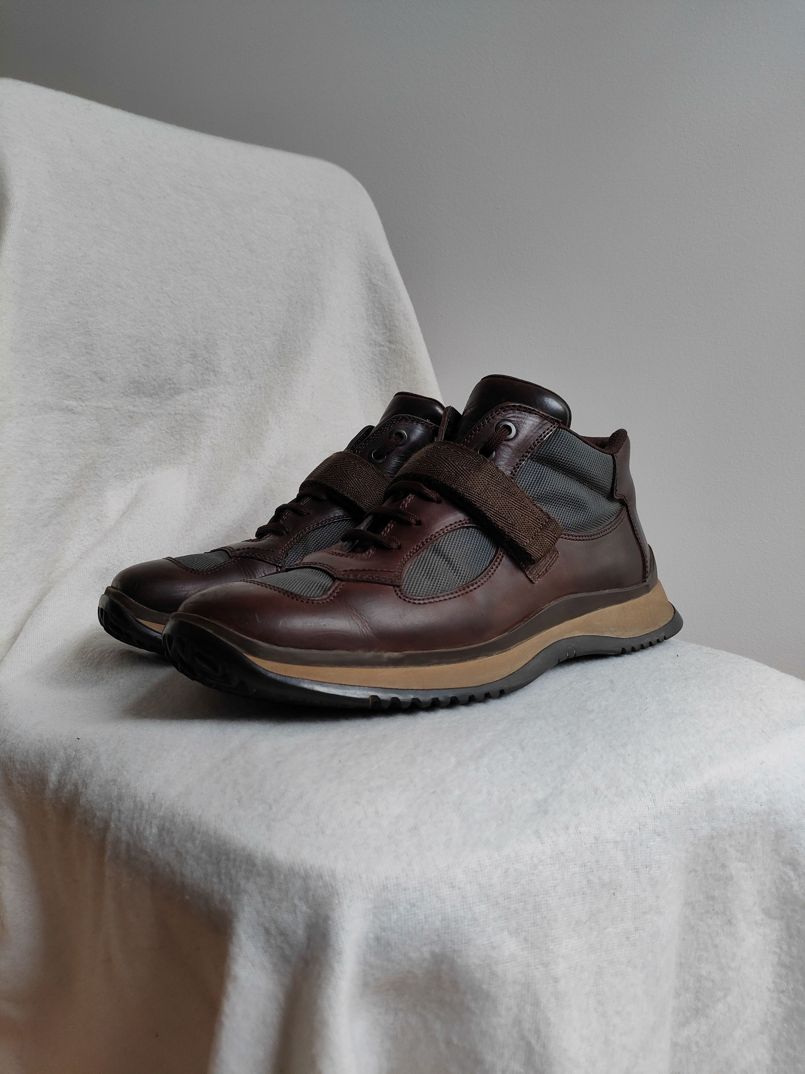 Prada Vintage Prada Hiking Boots Size US 11 / EU 44 - 1 Thumbnail