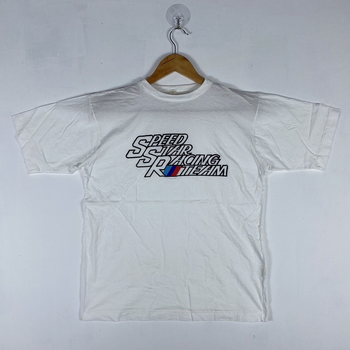 Vintage Vintage 80's SPEED STAR RACING Team Graphic Tee Shirt Size US L / EU 52-54 / 3 - 2 Thumbnail