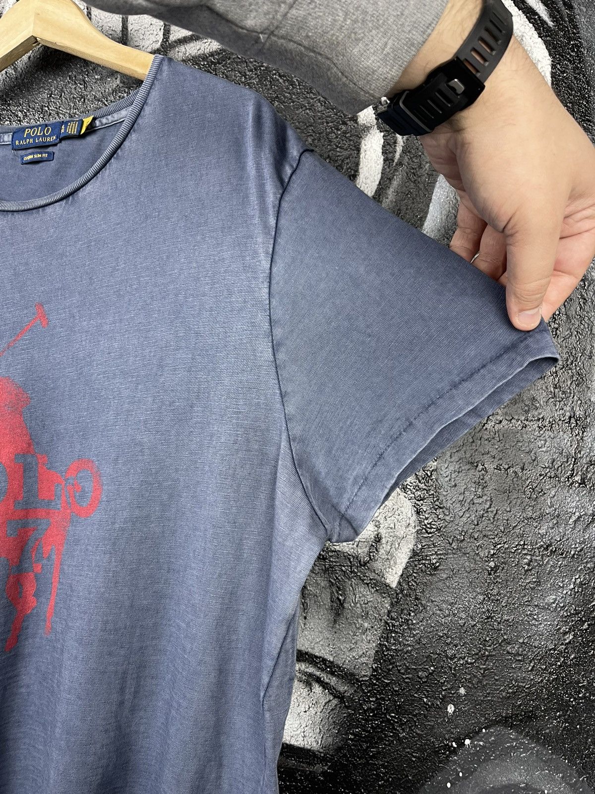 Polo Ralph Lauren Polo Ralph Lauren Blue Faded Cotton T-Shirt Men’s Size XL Size US XL / EU 56 / 4 - 7 Thumbnail