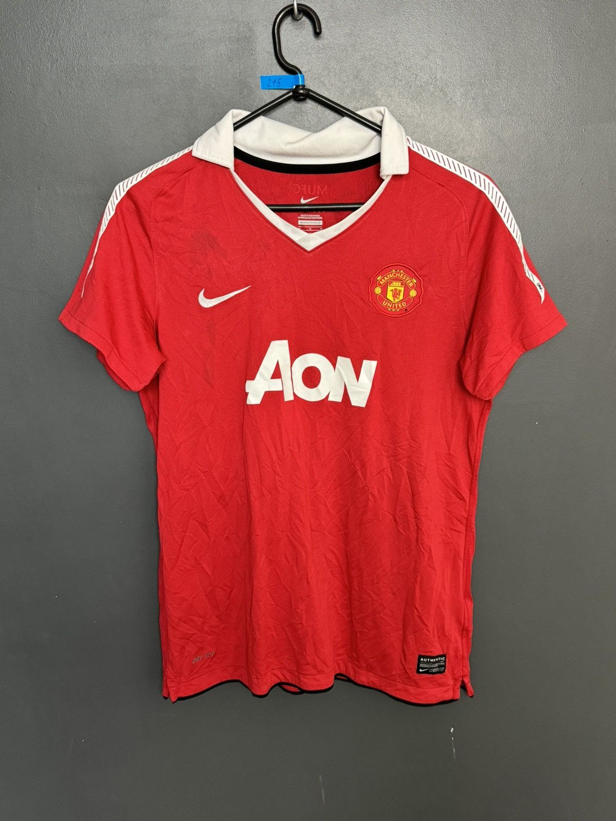 Nike Manchester United 10/11 Home Giggs Football Jersey T-Shirt Size M / US 6-8 / IT 42-44 - 2 Thumbnail