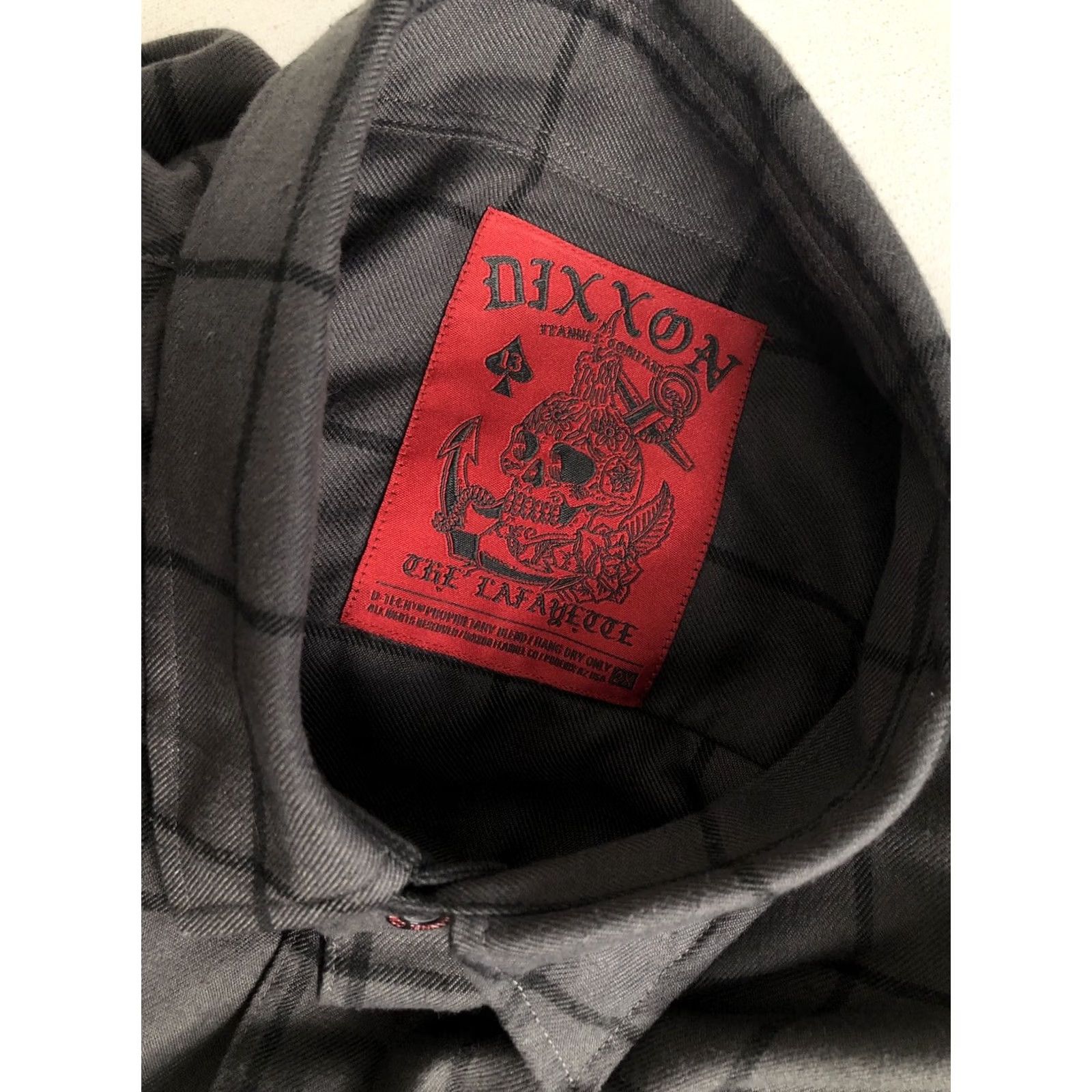 Vintage DIXXON FLANNEL CO / THE LAFAYETTE - Mens 2X Plaid Check Shirt Mens 2X Dark Gray & Black Flannel Button-Up Long Sleeve Shirt Size US XXL / EU 58 / 5 - 5 Thumbnail