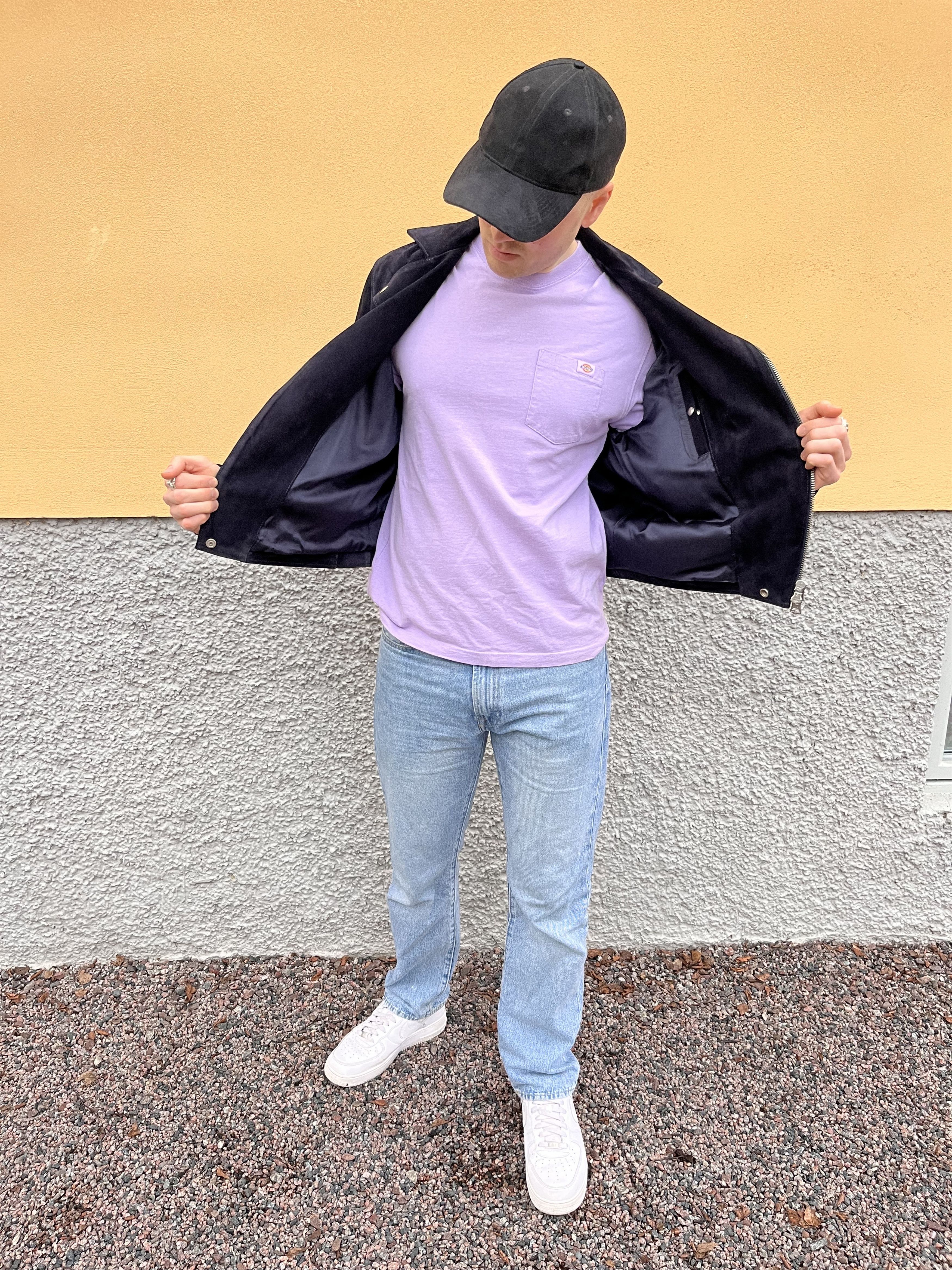 Acne Studios Acne Studios Gibson Midnight blue Suede leather jacket Size US M / EU 48-50 / 2 - 6 Thumbnail