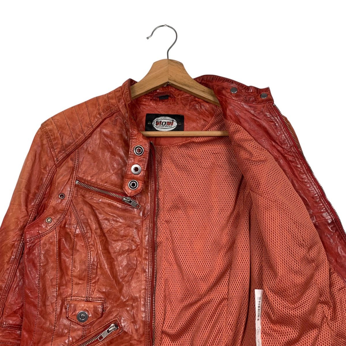 Leather ☀️Siosi leather cafe racer jacket Size US XS / EU 42 / 0 - 9 Thumbnail
