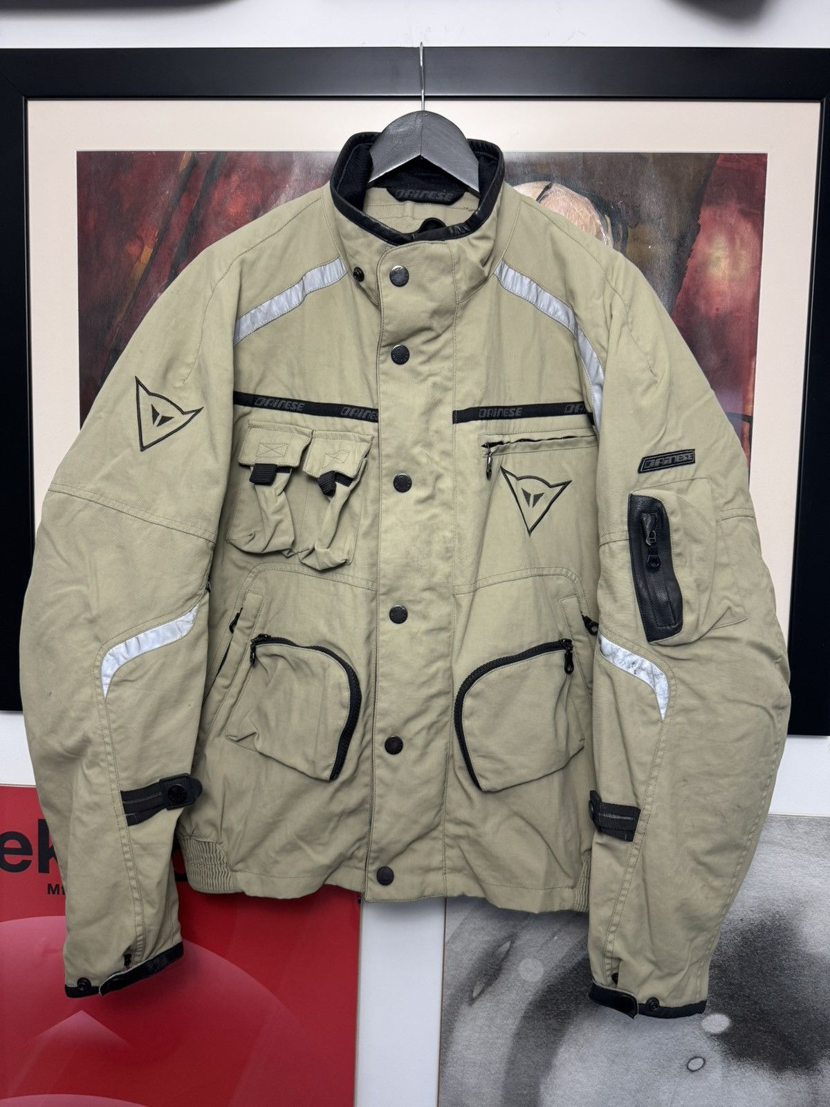 Dainese Vintage Dainese Biker Moto Racing Jacket Streetwear Cargo Size US L / EU 52-54 / 3 - 1 Thumbnail