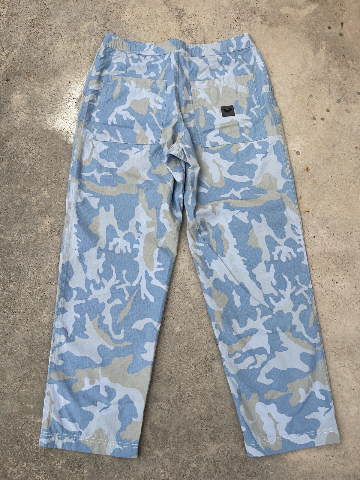 Japanese Brand × Quiksilver Vintage Y2K Quicksilver X Roxy Camouflage Pants Size US 32 / EU 48 - 3 Thumbnail