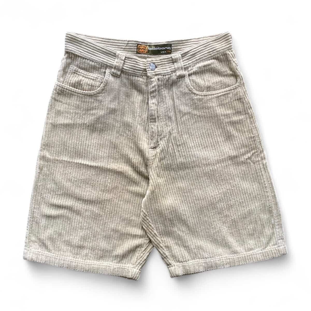Billabong Vintage Billabong Wide Wale Corduroy Logo Patch Baggy Shorts Size US 30 / EU 46 - 2 Thumbnail