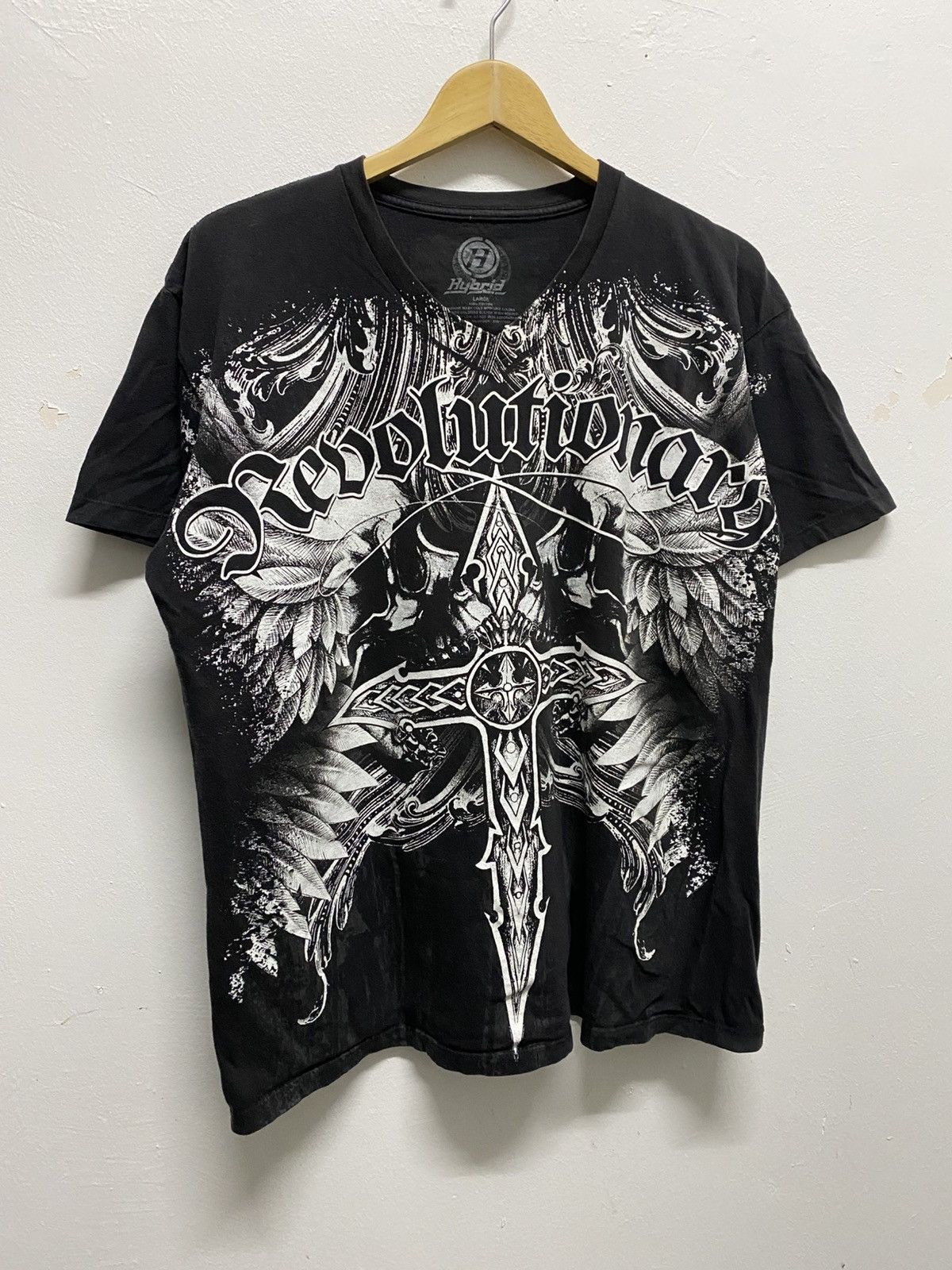 Affliction Affliction Archaic Cross & Wings Graphic Tee - Black Size US L / EU 52-54 / 3 - 1 Thumbnail