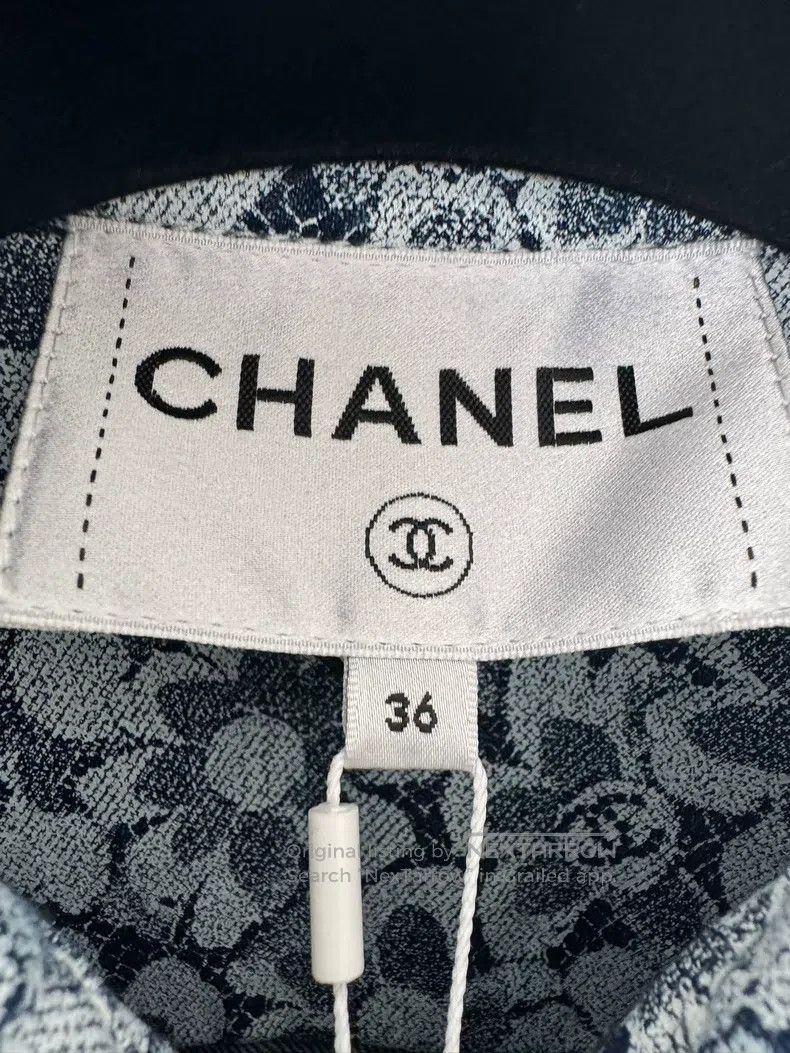 Chanel Chanel Broken Flower Denim Jacket Size XS / US 0-2 / IT 36-38 - 3 Thumbnail