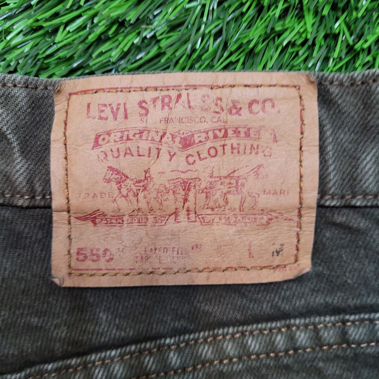 Levi's VTG Levi's 550 Mom Jeans Womens 31 High Waisted Tapered USA Size 31" - 5 Thumbnail