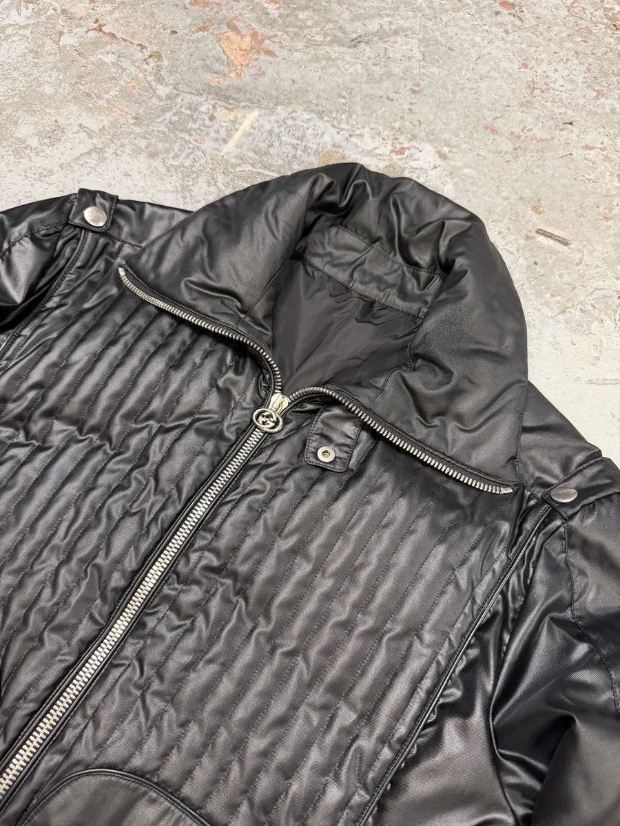 Gucci 2000s Gucci Black Biker Avnat-Garde Puffer Jacket by Tom Ford Size US L / EU 52-54 / 3 - 9 Thumbnail