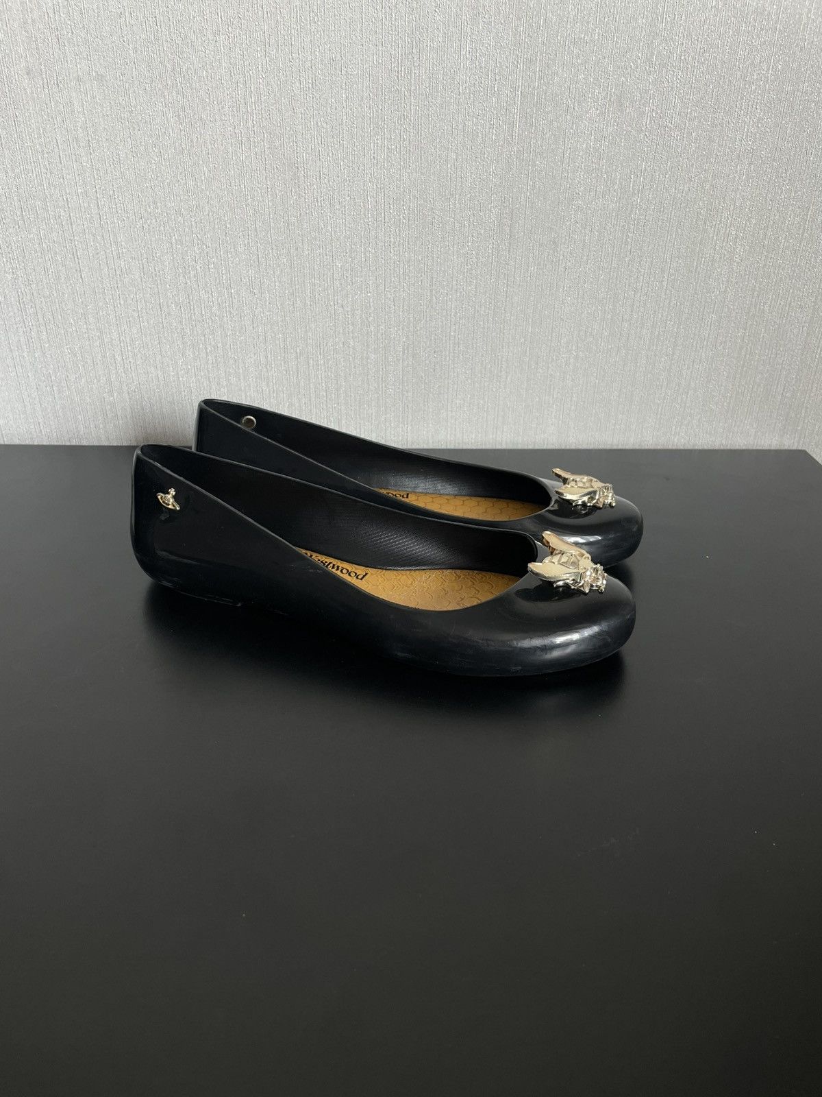 Melissa × Vivienne Westwood Rare Vivienne Westwood Anglomania Melissa Flats Bee 🐝 Y2k Size US 7 / IT 37 - 8 Thumbnail