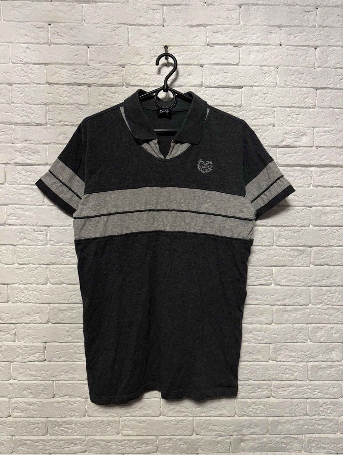 Dolce & Gabbana Vintage Dolce & Gabbana Polo Shirt Embroidered Logo Sz M Size US M / EU 48-50 / 2 - 1 Thumbnail