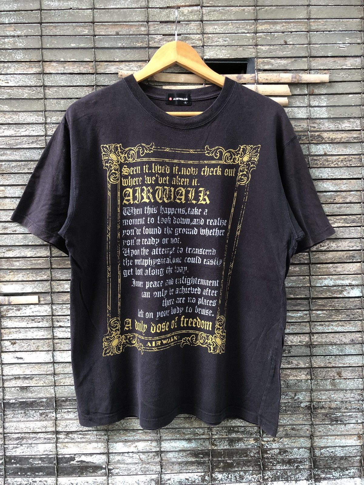 Affliction 🔥Vintage🔥Y2K Airwalk Poem Gothic Tshirts Size US L / EU 52-54 / 3 - 1 Thumbnail
