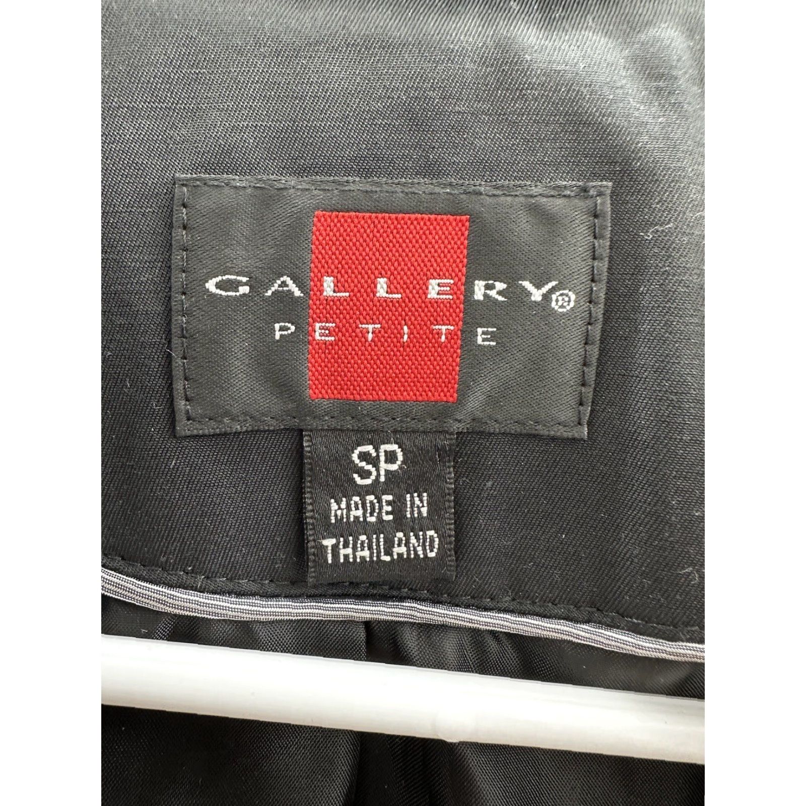 Vintage Gallery Jacket Womens Petite Small Black Button Up Lightweight Size S / US 4 / IT 40 - 5 Thumbnail