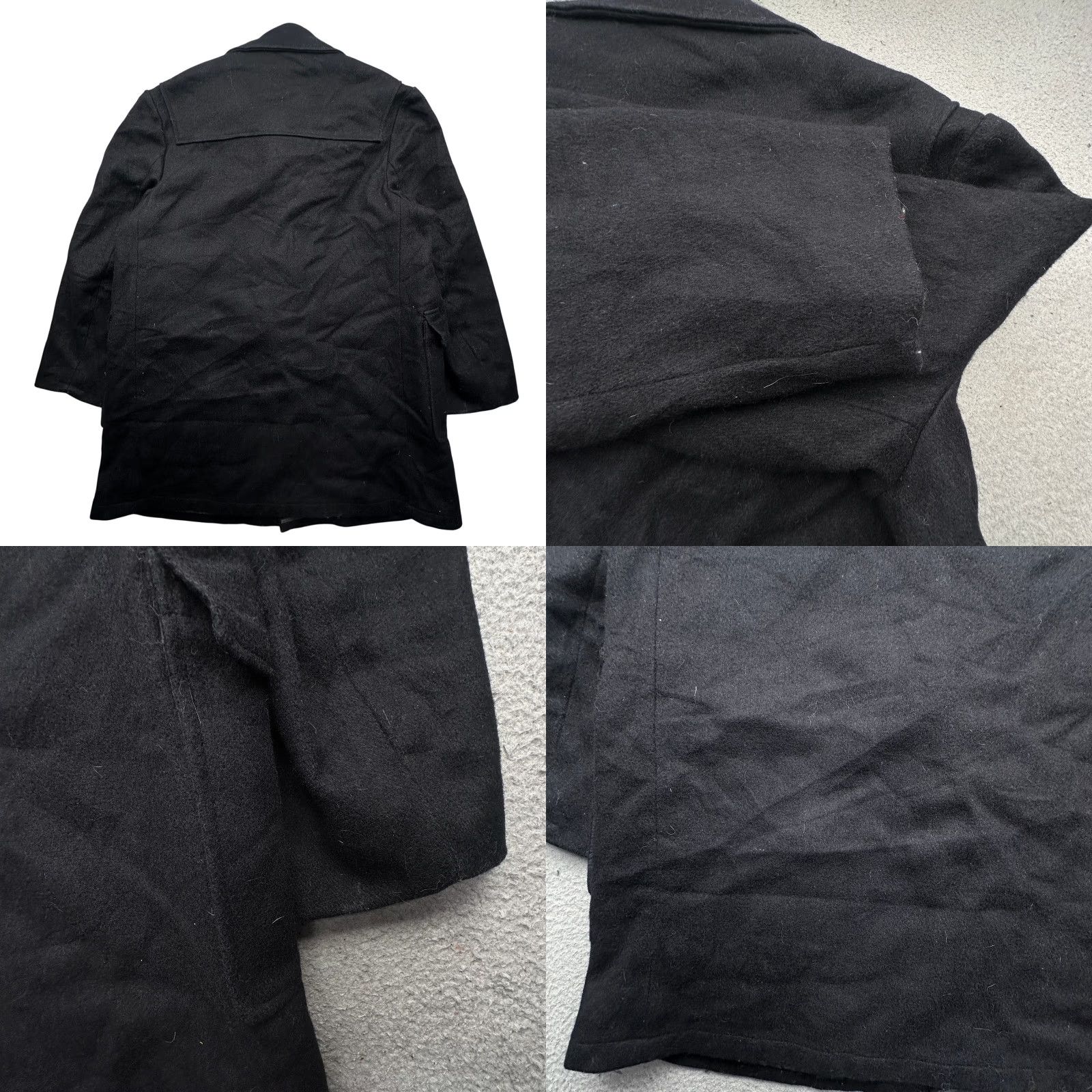Vintage VINTAGE Woolrich Duffle Wool Coat Mens XL Black Toggles Plaid Lined Pockets Long Size US XL / EU 56 / 4 - 8 Thumbnail