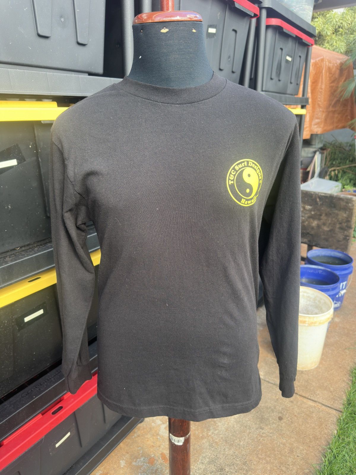 TCM PreOwned T&C Surf Design Long Sleeve Surfer Shirt Medium Size US M / EU 48-50 / 2 - 1 Thumbnail