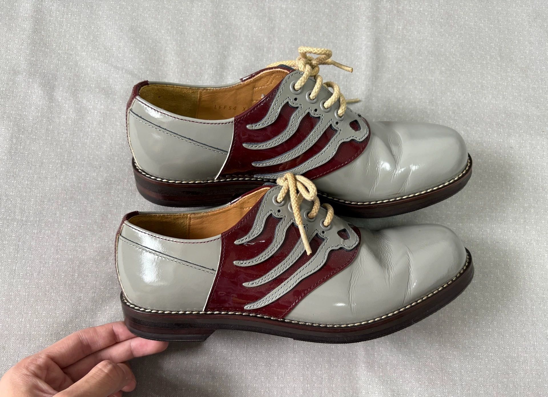 Undercover Undercover 13aw Vintage Bone Leather Shoes 23cm 35-36.5 Size US 4.5 / IT 34.5 - 1 Thumbnail