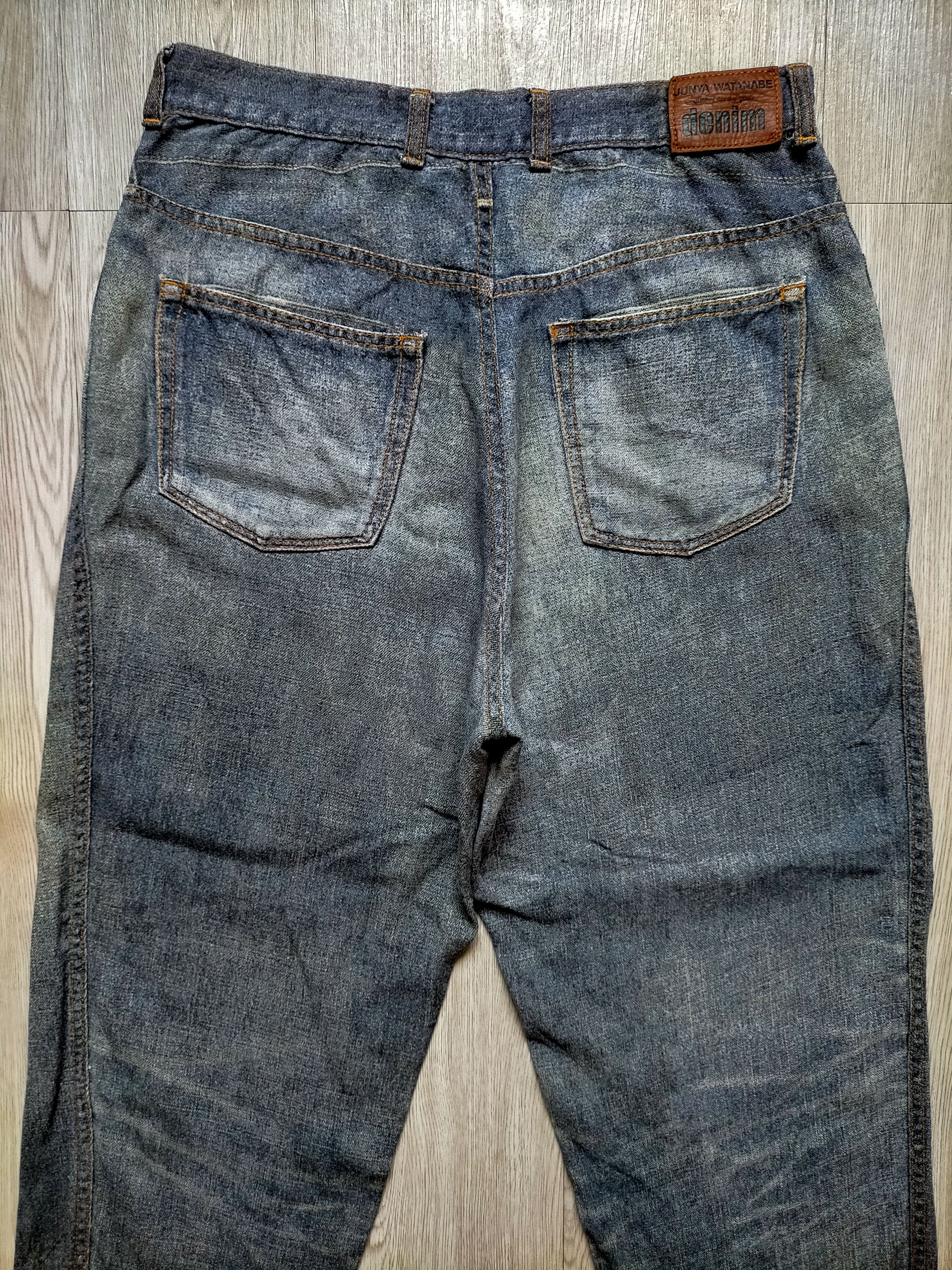 Junya Watanabe Junya Watanabe Comme des Garcons Wide Leg Baggy Denim Size US 31 - 9 Thumbnail