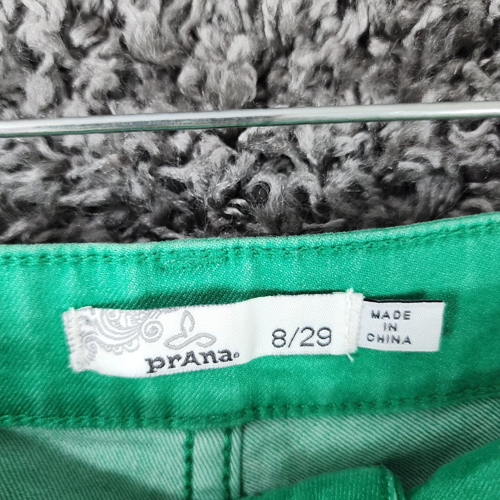 Prana Prana Womens Green Slim Fit Straight Leg Jeans Size 8 Size 30" / US 8 / IT 44 - 3 Thumbnail