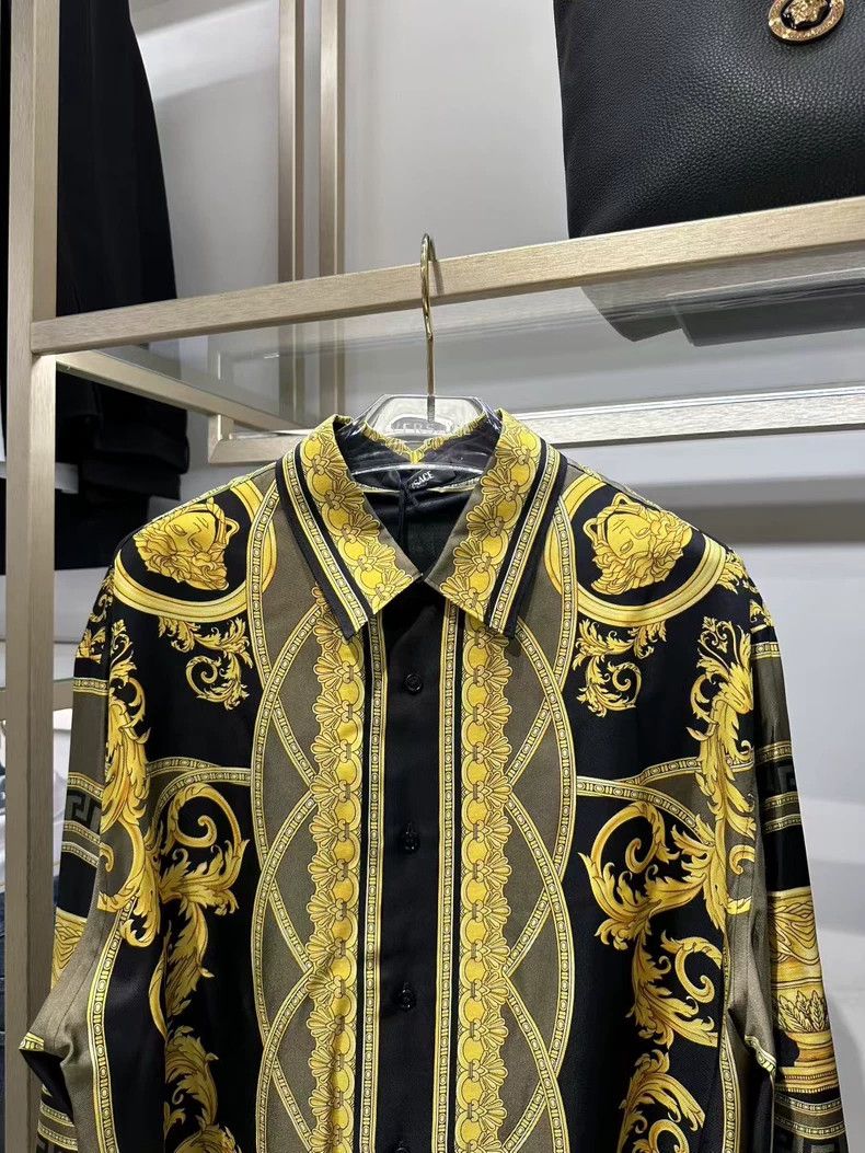 Versace Versace Silk shirt Size US L / EU 52-54 / 3 - 2 Thumbnail