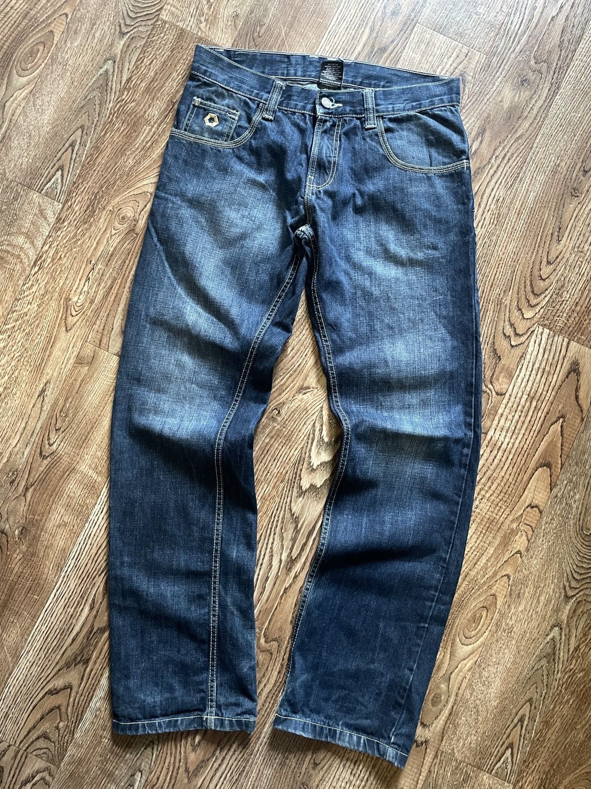 Southpole Crazy Vintage Y2K Baggy Southpole Jeans Skater Opium Size US 31 - 7 Thumbnail