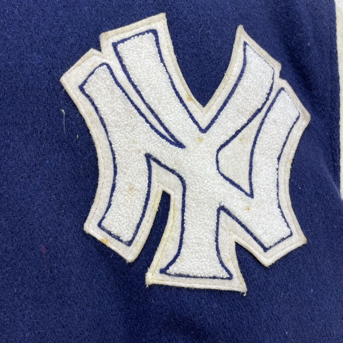 Delong × MLB × Starter 💥Vintage Delong Mlb New York Yankees Varsity Letterman Size US M / EU 48-50 / 2 - 9 Thumbnail
