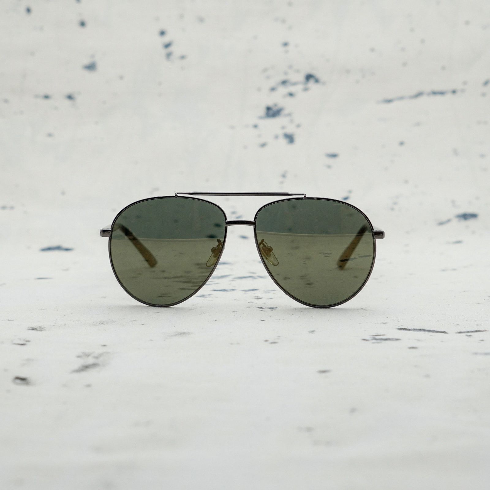 Gucci Gucci gg 0043 tortoiseshell web stripe logo pilot sunglasses Size ONE SIZE - 2 Thumbnail