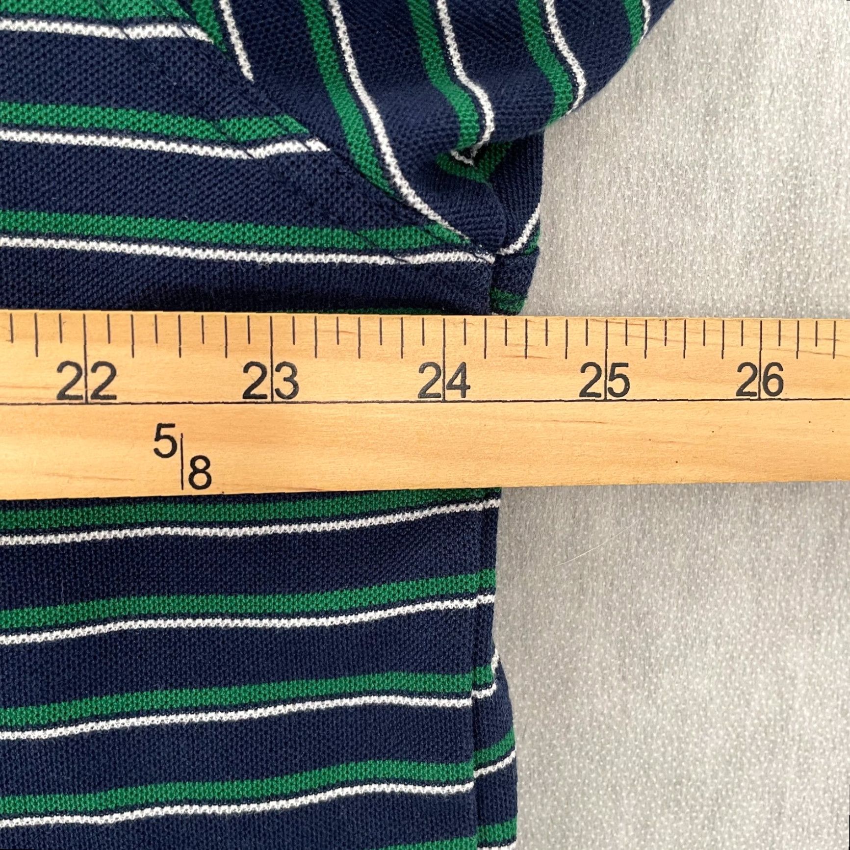Vintage VINTAGE Masters Golf Polo Shirt Adult XL Green Blue Striped Short Sleeve Mens Size US XL / EU 56 / 4 - 7 Thumbnail