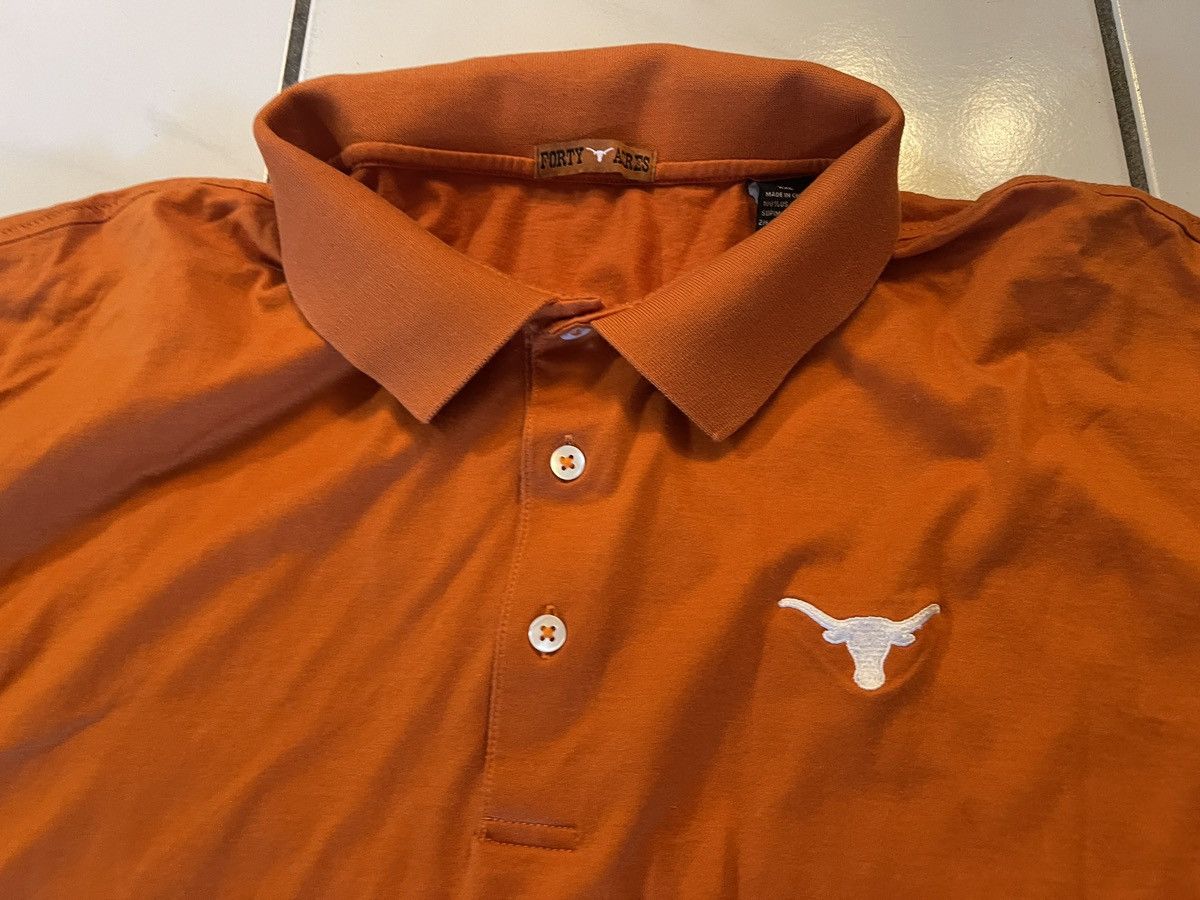 NCAA Forty Acres TEXAS LONGHORNS Polo Shirt Mens XXL Orange UT Size US XXL / EU 58 / 5 - 2 Thumbnail