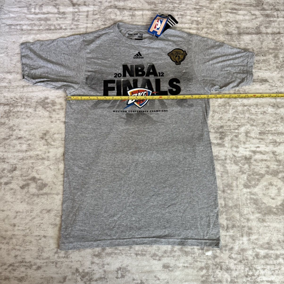 Adidas Locker Room Edition Adidas 2012 NBA Finals OKC Thunder Tee Size US S / EU 44-46 / 1 - 2 Thumbnail