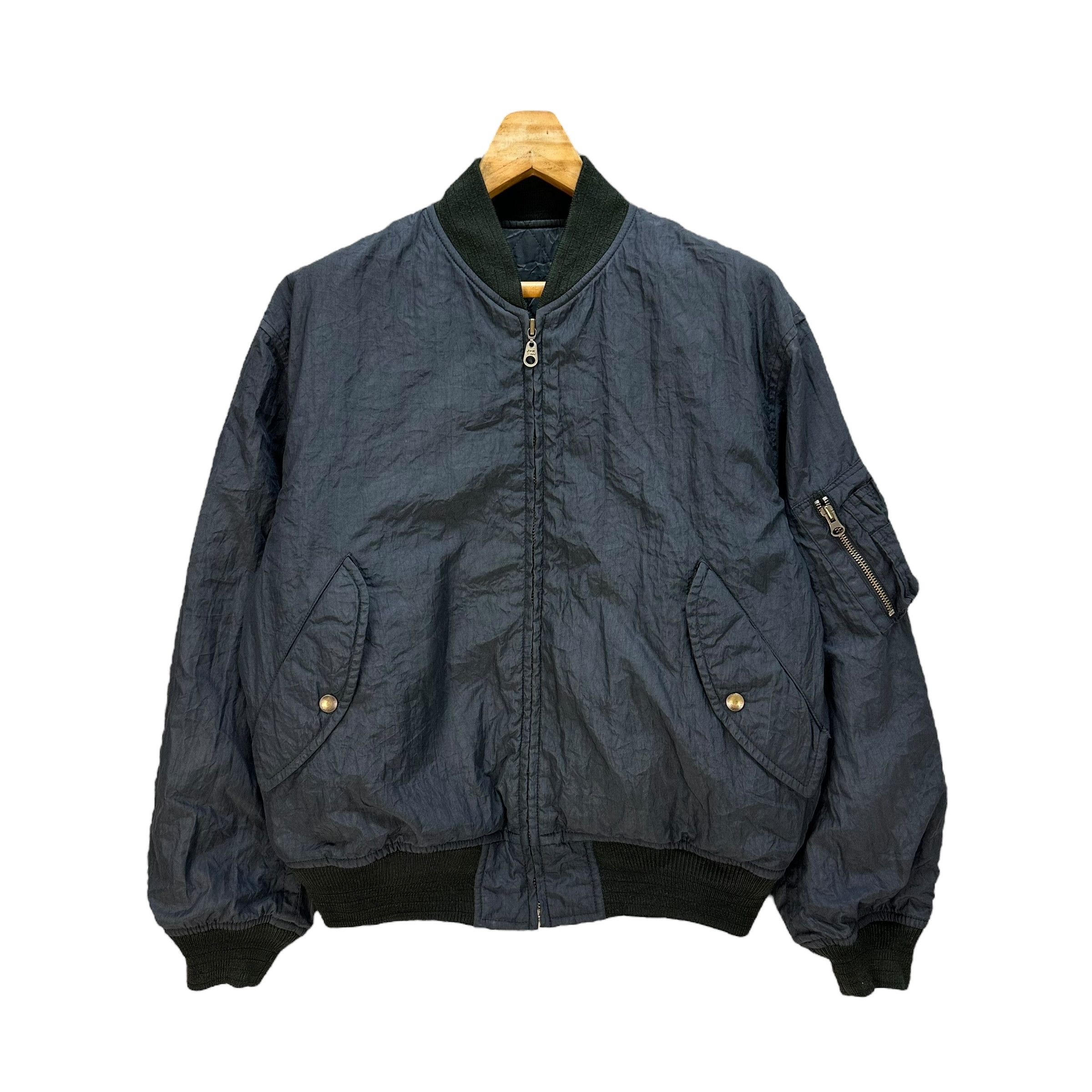 JUN MEN JUN MEN Back Big Logo Riot Bomber Jacket #A49-1137 Size US M / EU 48-50 / 2 - 3 Thumbnail