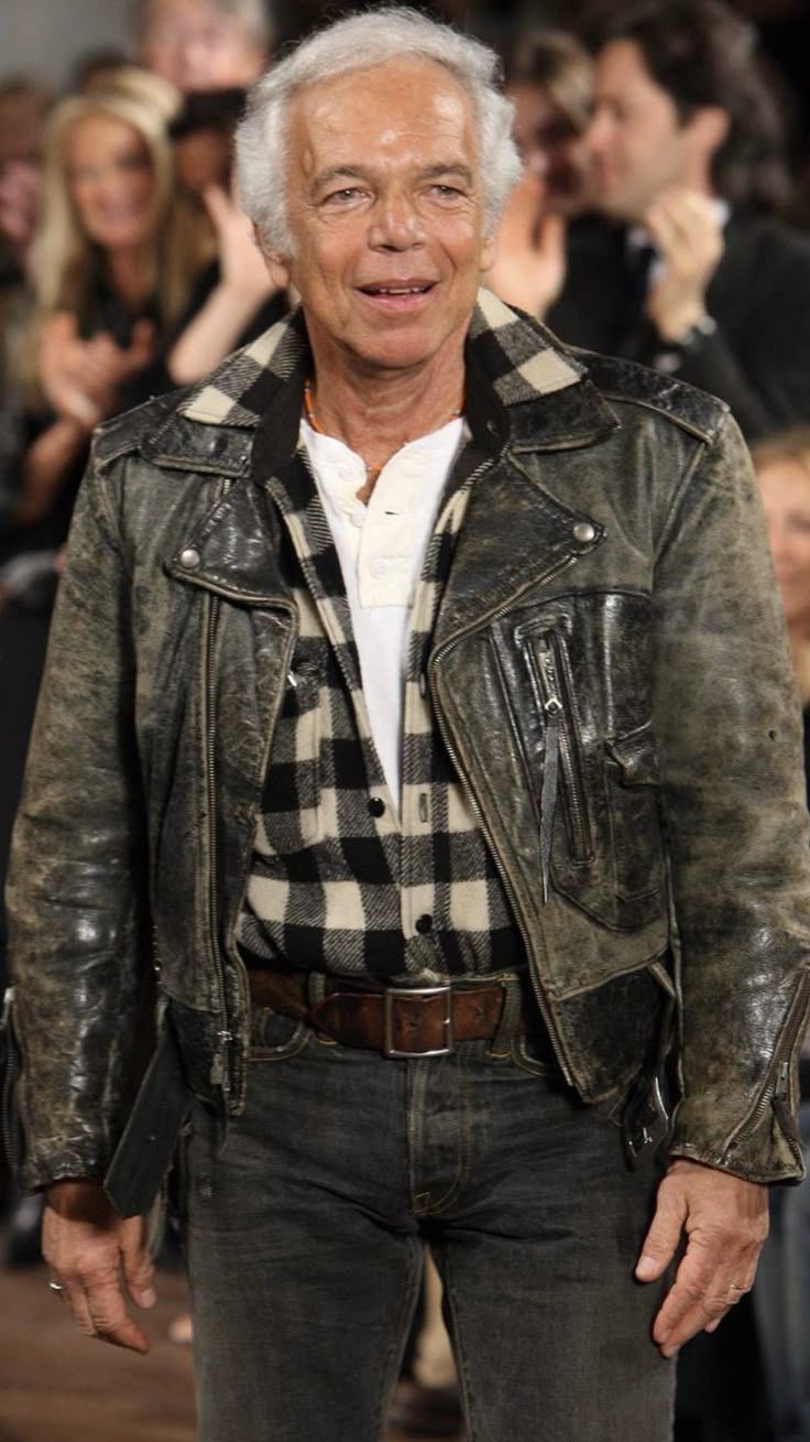 Genuine Leather Vtg Distress Patina Rugged Leather Jacket Like Ralph Lauren Size US S / EU 44-46 / 1 - 18 Thumbnail