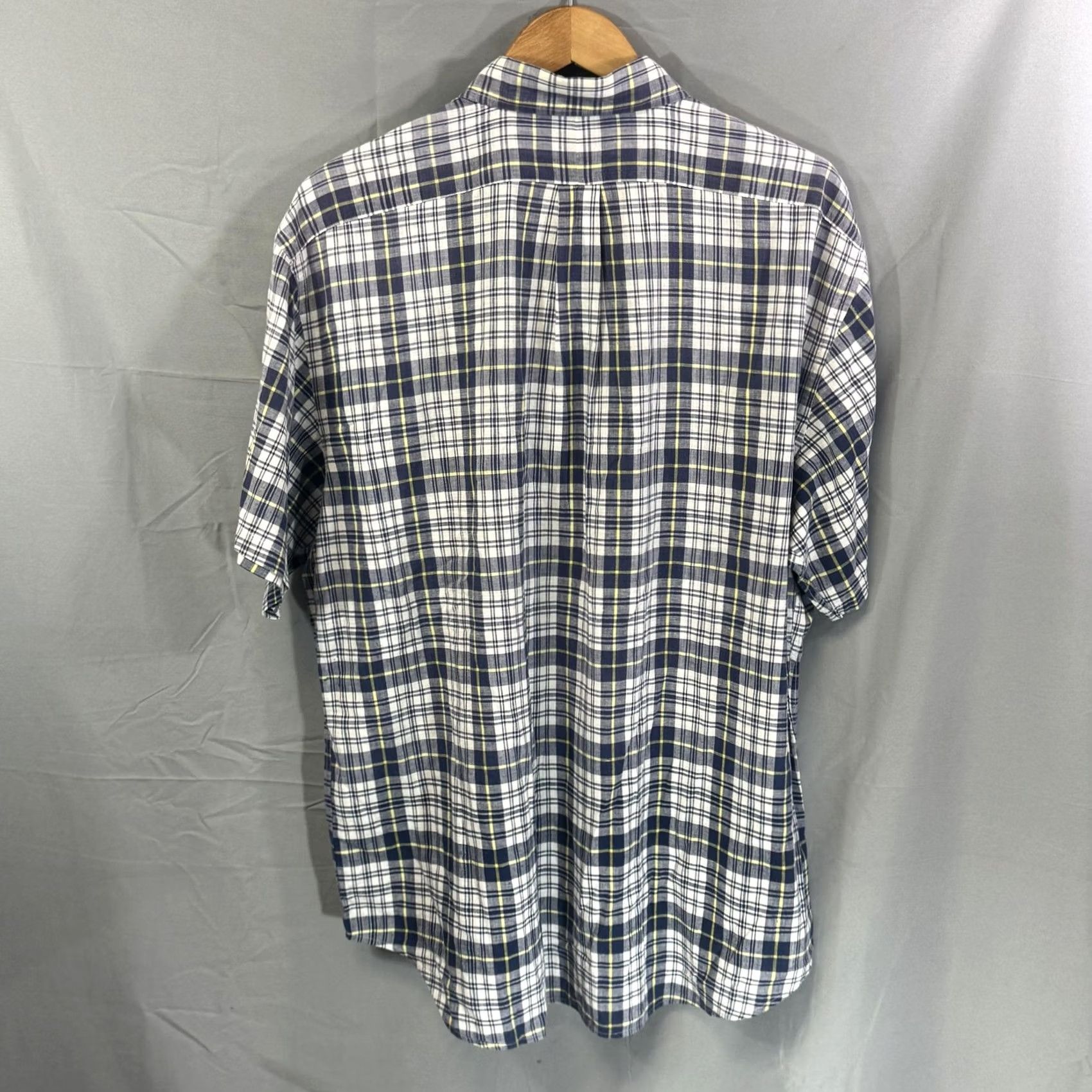 Ralph Lauren Ralph Lauren Shirt Mens Extra Large Blue White Plaid Blaire Button Down Casual Size US XL / EU 56 / 4 - 2 Thumbnail