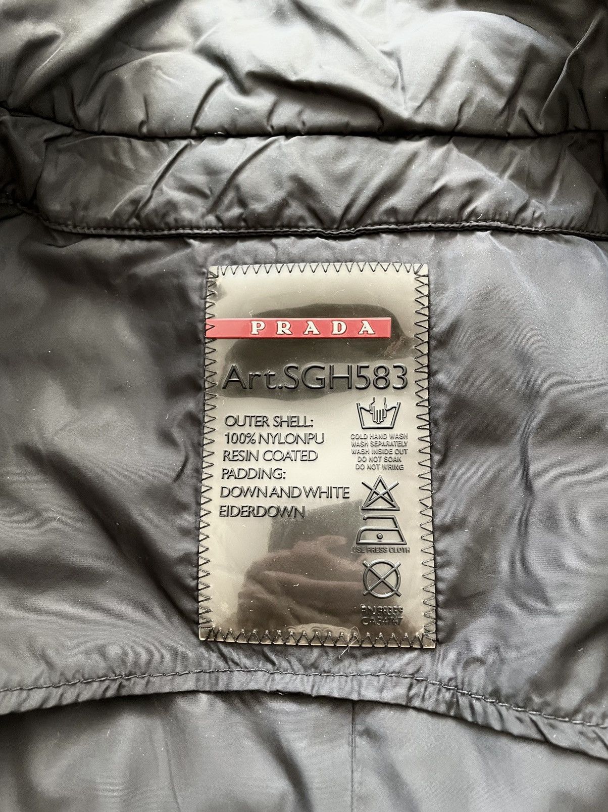 Prada Prada Milano Hybrid Puffer Down Triangle Badge Logo Jacket Size US M / EU 48-50 / 2 - 7 Thumbnail