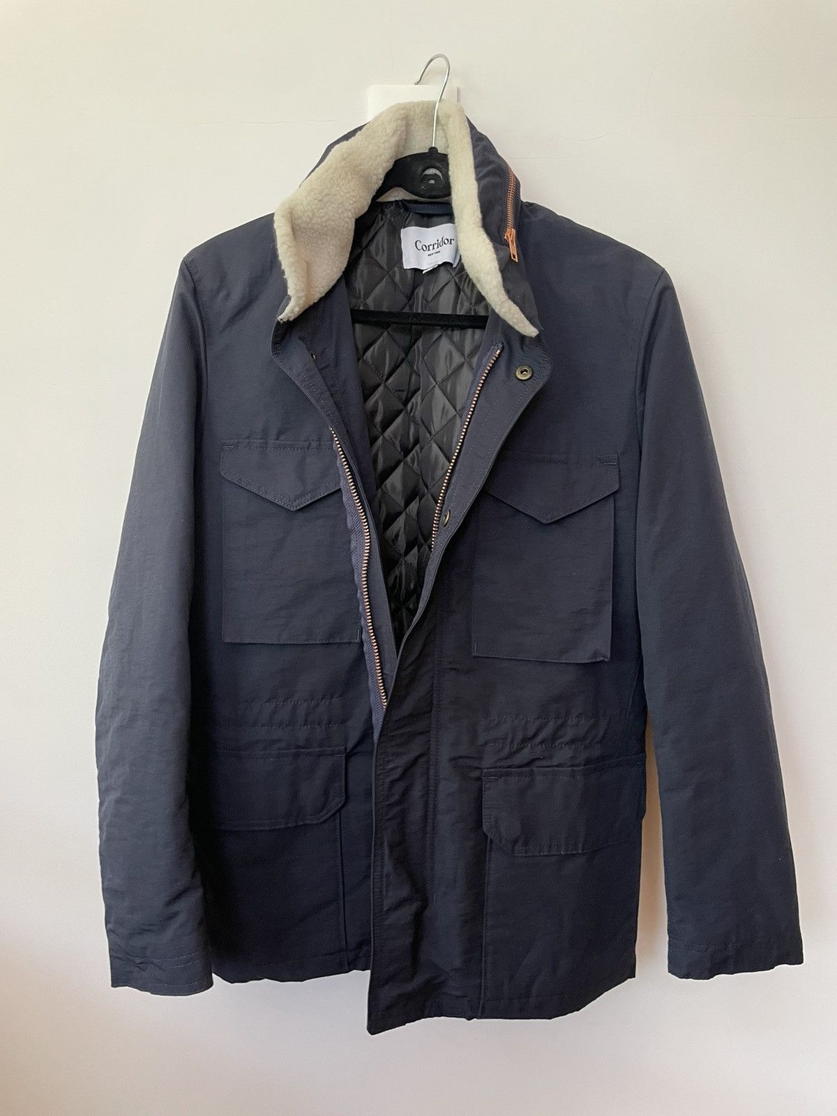 Corridor Corridor Navy Nylon Winterized Jacket, XS (46) Size US S / EU 44-46 / 1 - 1 Thumbnail