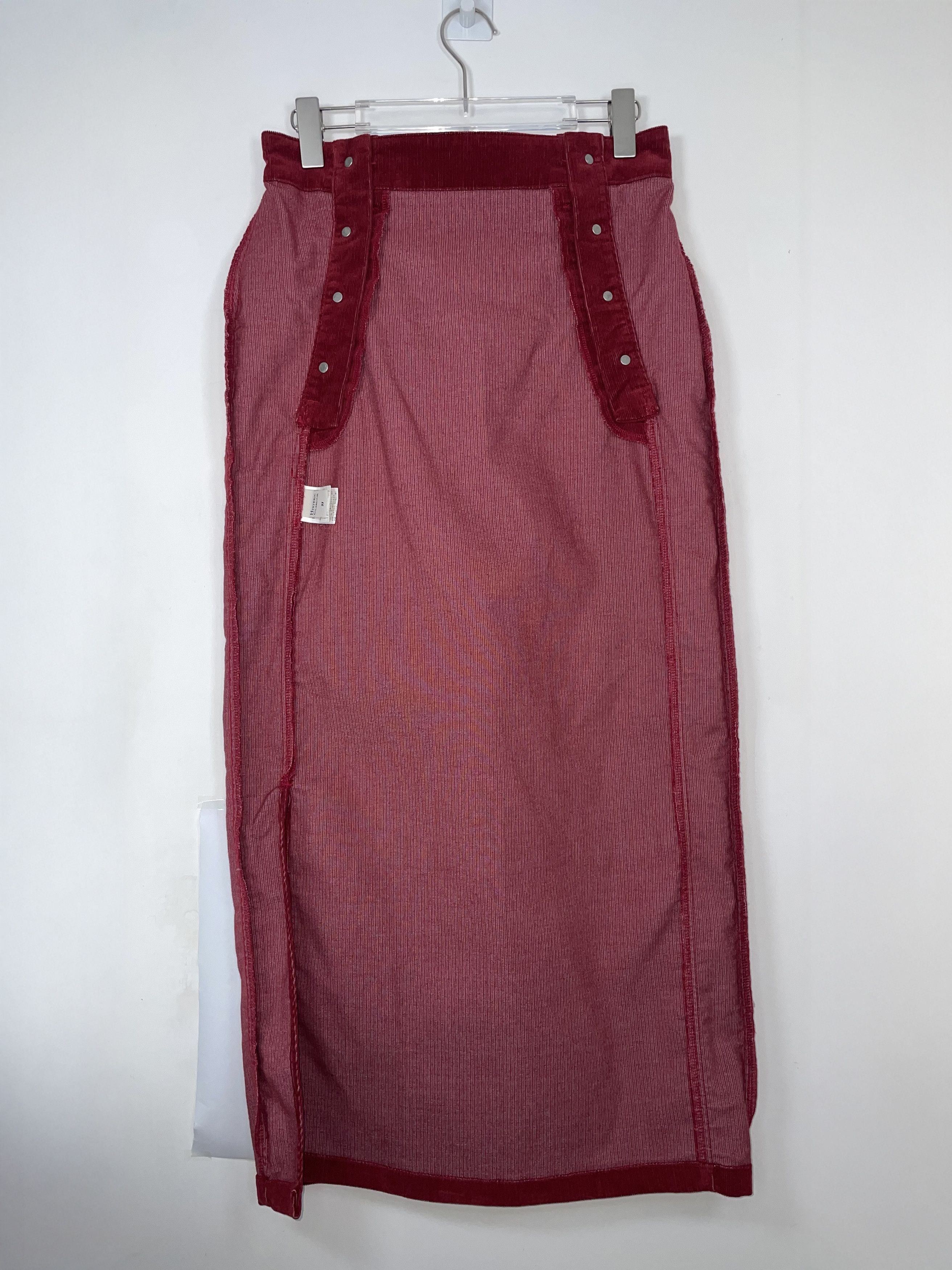 Hysteric Glamour Red Maxi Corduroy Skirt | Size 27 ~ Small Size 27" / US 4 / IT 40 - 7 Thumbnail