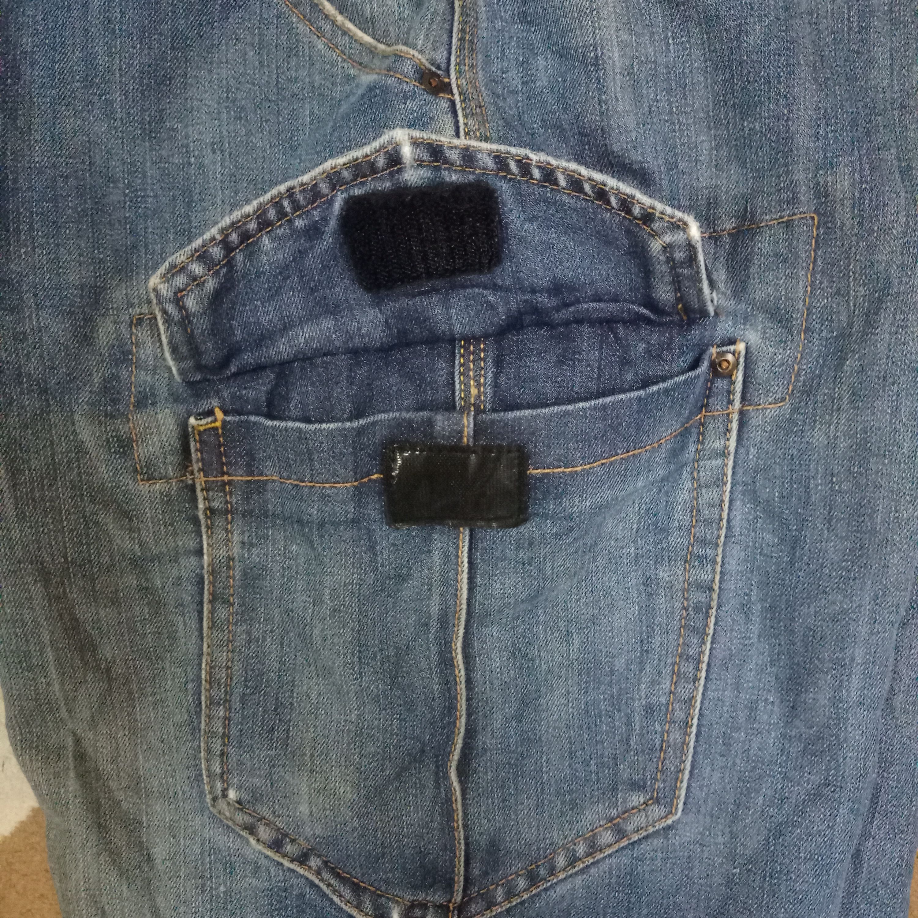 Japanese Brand Vintage Japanese Brand Baggy Cargo Denim Pants Size US 30 / EU 46 - 7 Thumbnail