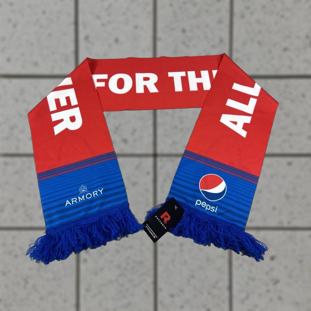 Vintage NWT Ruffneck Armory Pepsi Scarf Blue Men St Louis Lou Together For The Lou Scarf Size ONE SIZE - 1 Thumbnail