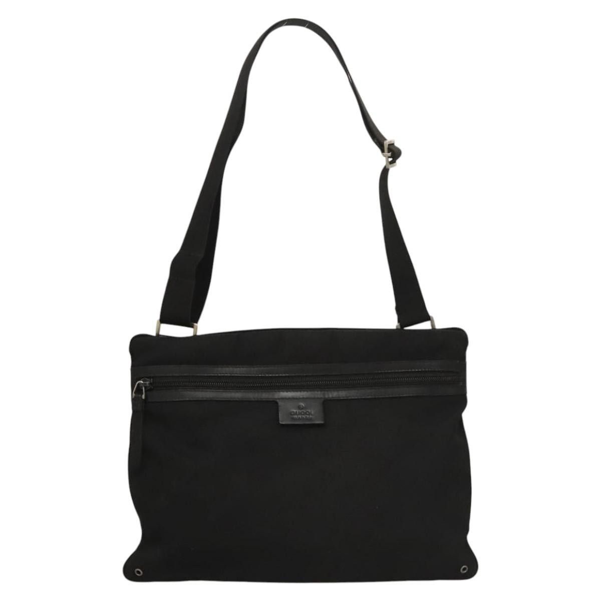 Gucci GUCCI Shoulder Bag Canvas Black Size ONE SIZE - 13 Thumbnail