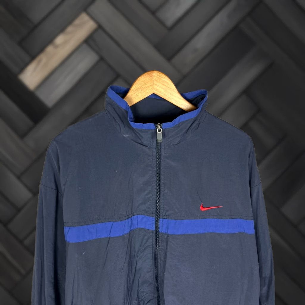 Nike VINTAGE Nike Track Jacket Mens Blue Polyester XL Jacket Size US XL / EU 56 / 4 - 1 Thumbnail