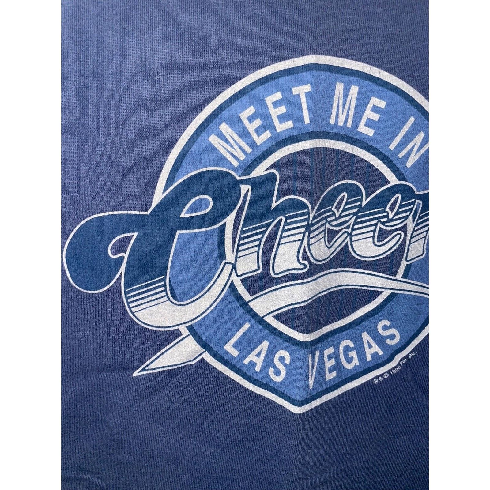 Vintage Vintage Cheers Shirt Las Vegas Meet Me HRLA Tv Show Tee 1996 Size US M / EU 48-50 / 2 - 3 Thumbnail