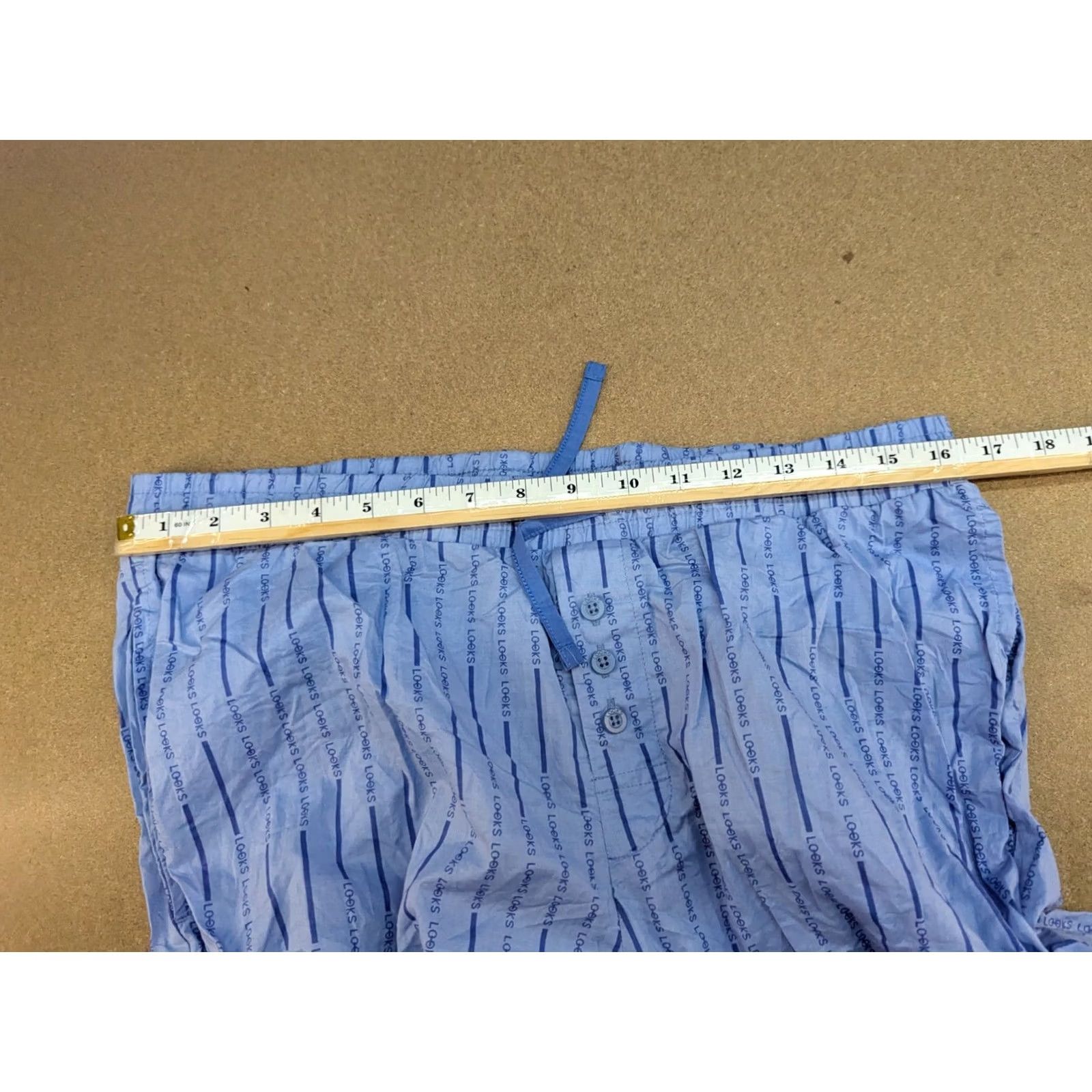 Vintage Joop! Mens Pants Striped Cotton Blue LOOKS Wolfgang Joop Drawstring XL Pants Casual Regular Mens Size US 36 / EU 52 - 6 Thumbnail