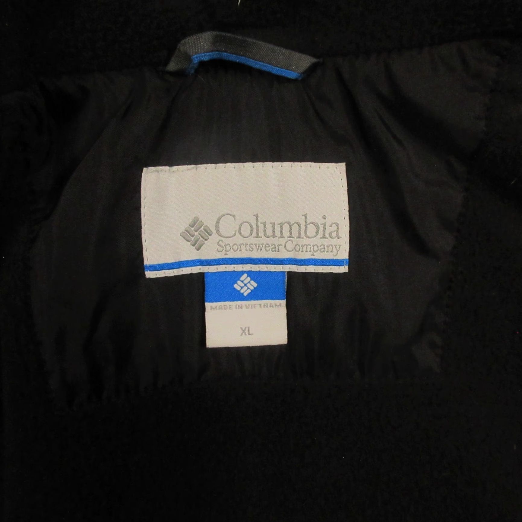 Vintage Columbia Jacket Mens XL Solid Black Insulated Fleece Lined Omni-Shield Windbreaker Waterproof Casual Winter Fall Spring EUC Size US XL / EU 56 / 4 - 3 Thumbnail