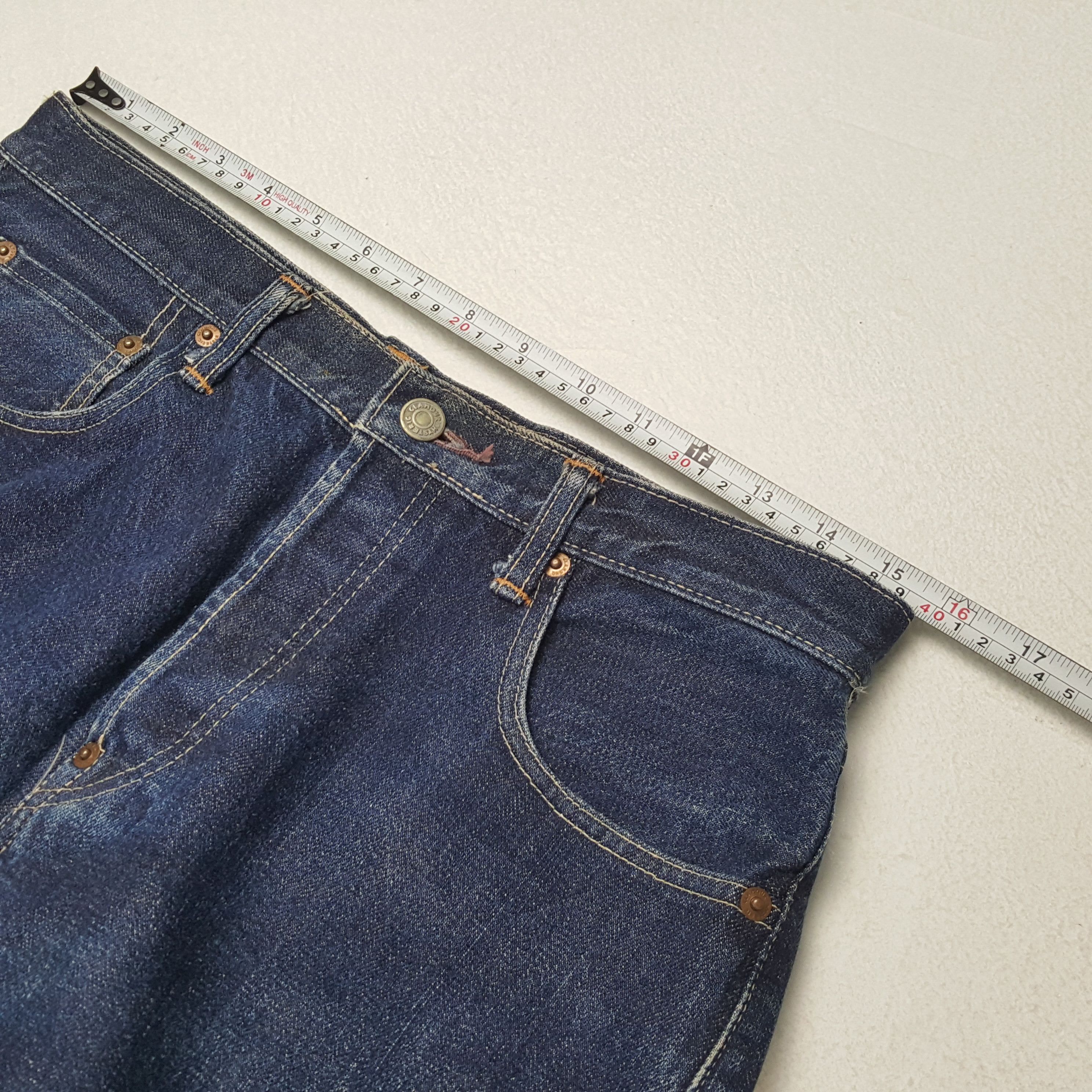 Hysteric Glamour × Japanese Brand × Vintage HYSTERIC GLAMOUR Japanese Brand Custom Art Style Jeans Size US 31 - 7 Thumbnail