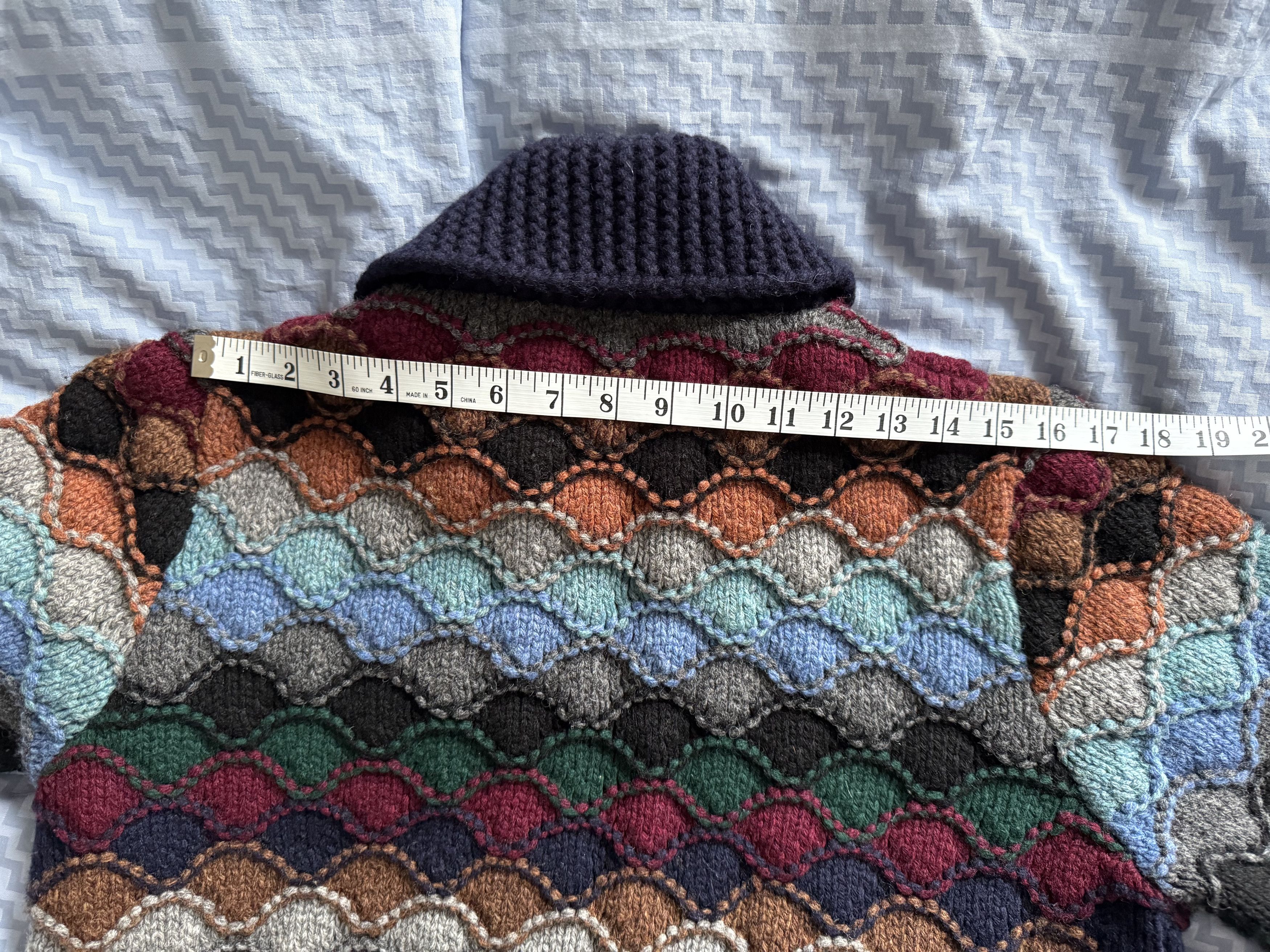 Prada Prada Men’s F/W 2016 Runway Hand Knit Kaleidoscope Sweater Size US L / EU 52-54 / 3 - 7 Thumbnail