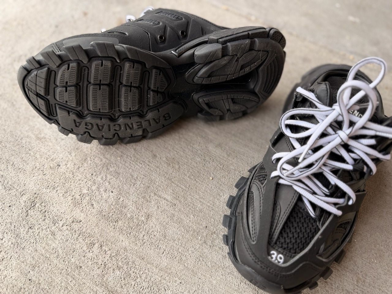 Balenciaga Balenciaga Track Mule Black Backless Track Sneaker Size 39 Size US 8.5 / EU 41-42 - 3 Thumbnail