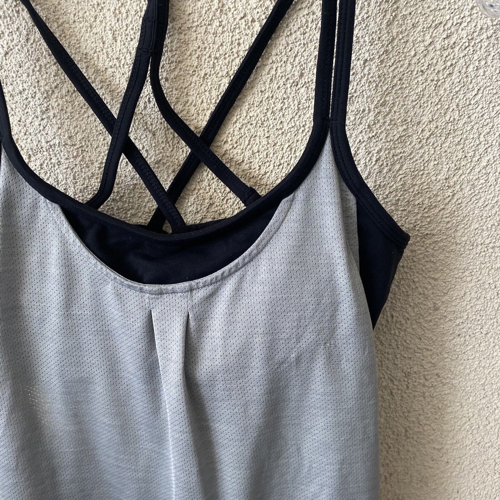 Athleta ATHLETA Womens Gray Black Full Force Built in Bra Perforated Size XS / US 0-2 / IT 36-38 - 10 Thumbnail
